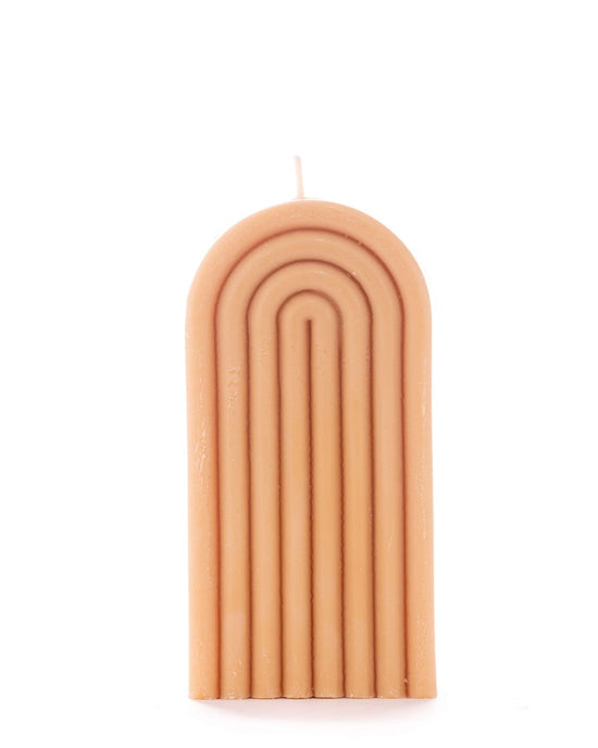 Apricot Rainbow Candle Small