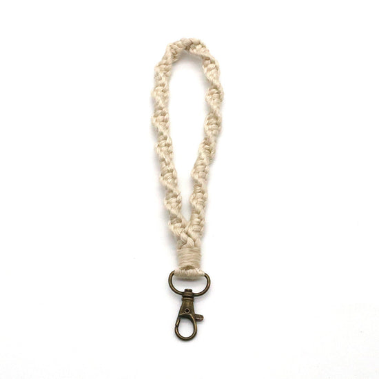 Cream Keychain