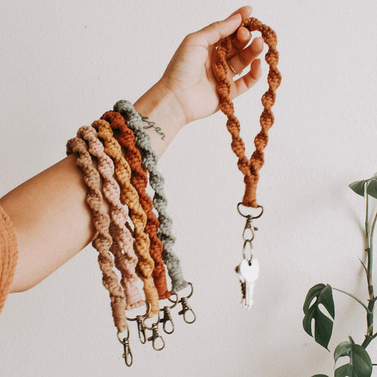 Copper keychain