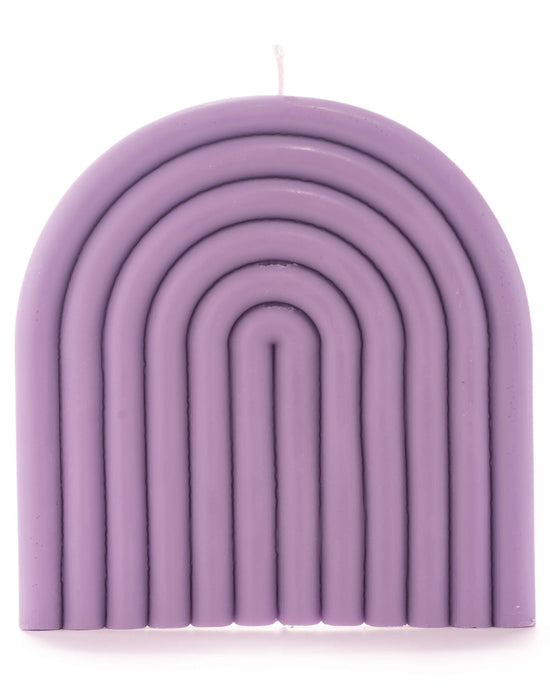 Purple Rainbow Candle Big