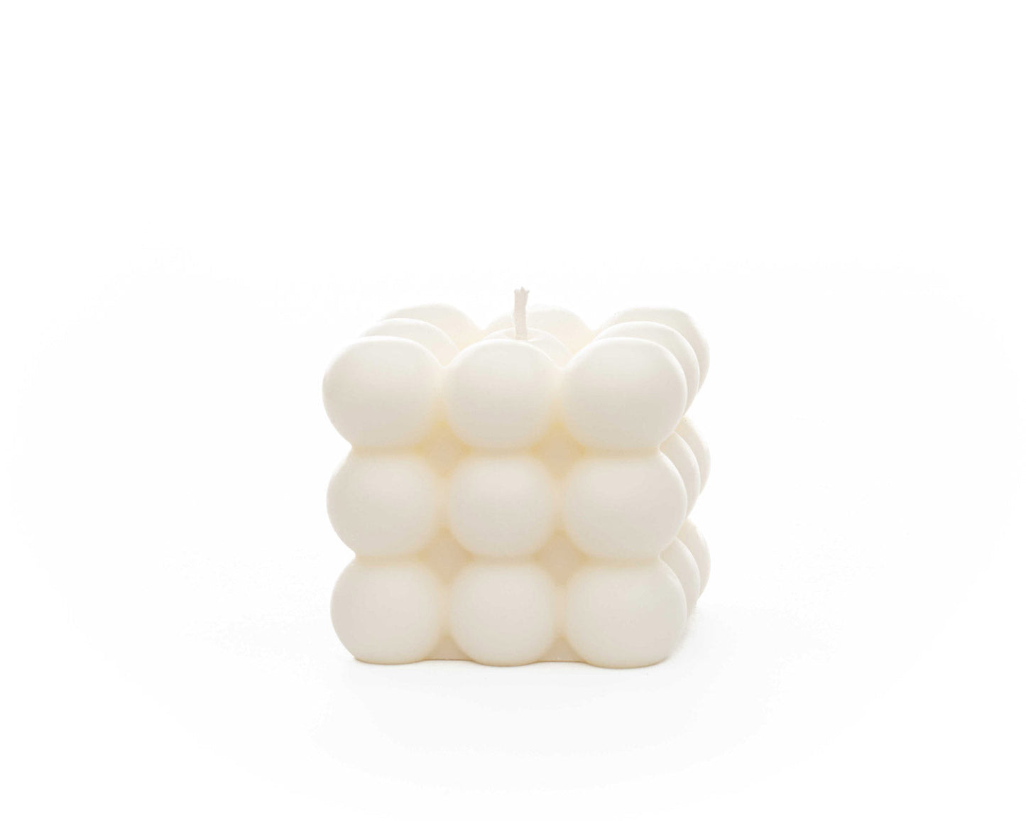 Cream Bubble Candle