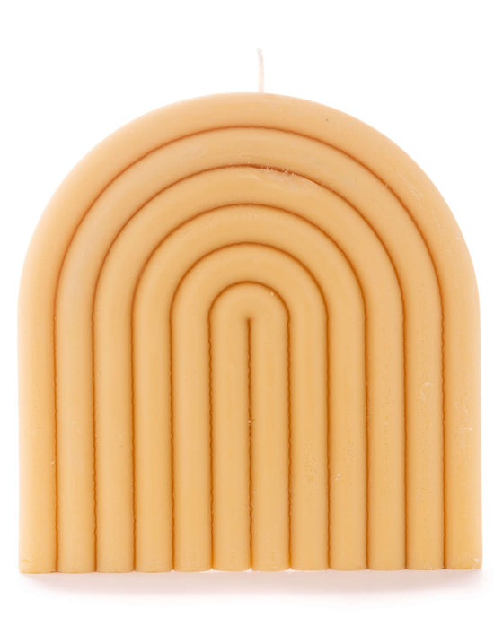 Yellow Rainbow Candle Big